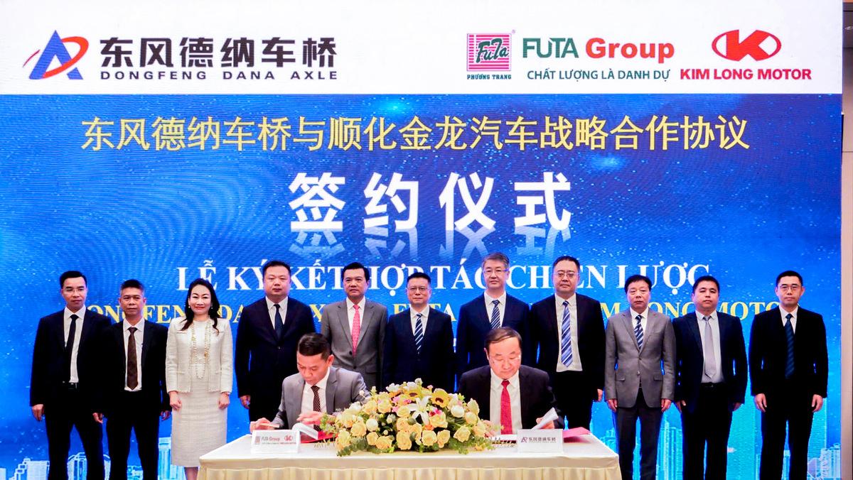 FUTA GROUP, KIM LONG MOTOR ký kết hợp tác chiến lược về sản xuất và phân phối cầu xe