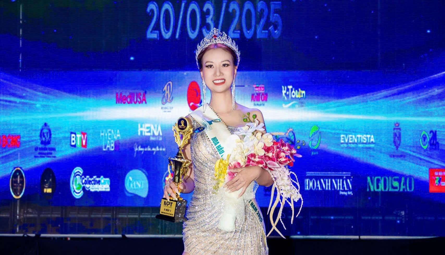 Lâm Ngọc Phương Lan là Á hậu 3 - Hoa hậu Doanh nhân Sắc đẹp Việt Nam 2025