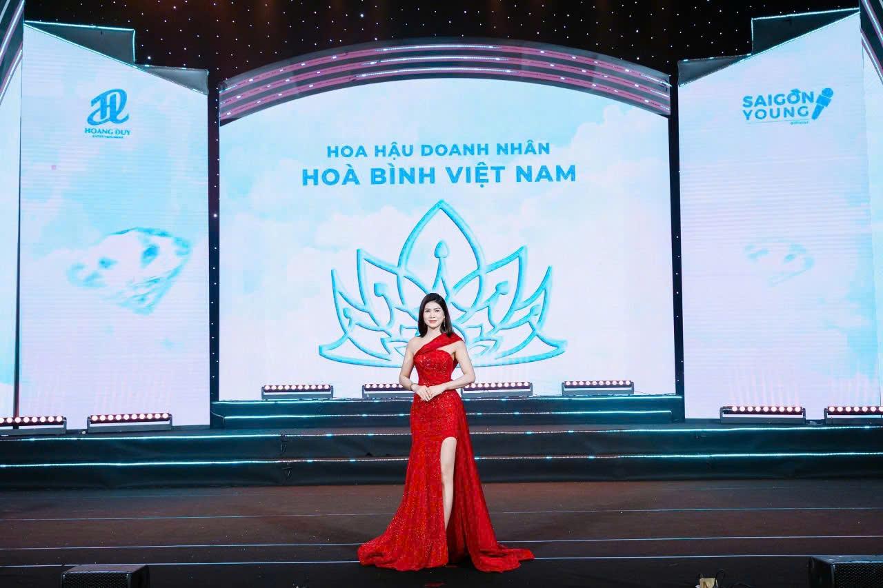 Hoa hậu Lê Liệu -  Phó Chủ tịch cuộc thi Hoa hậu Doanh nhân Hòa bình Việt Nam 2025