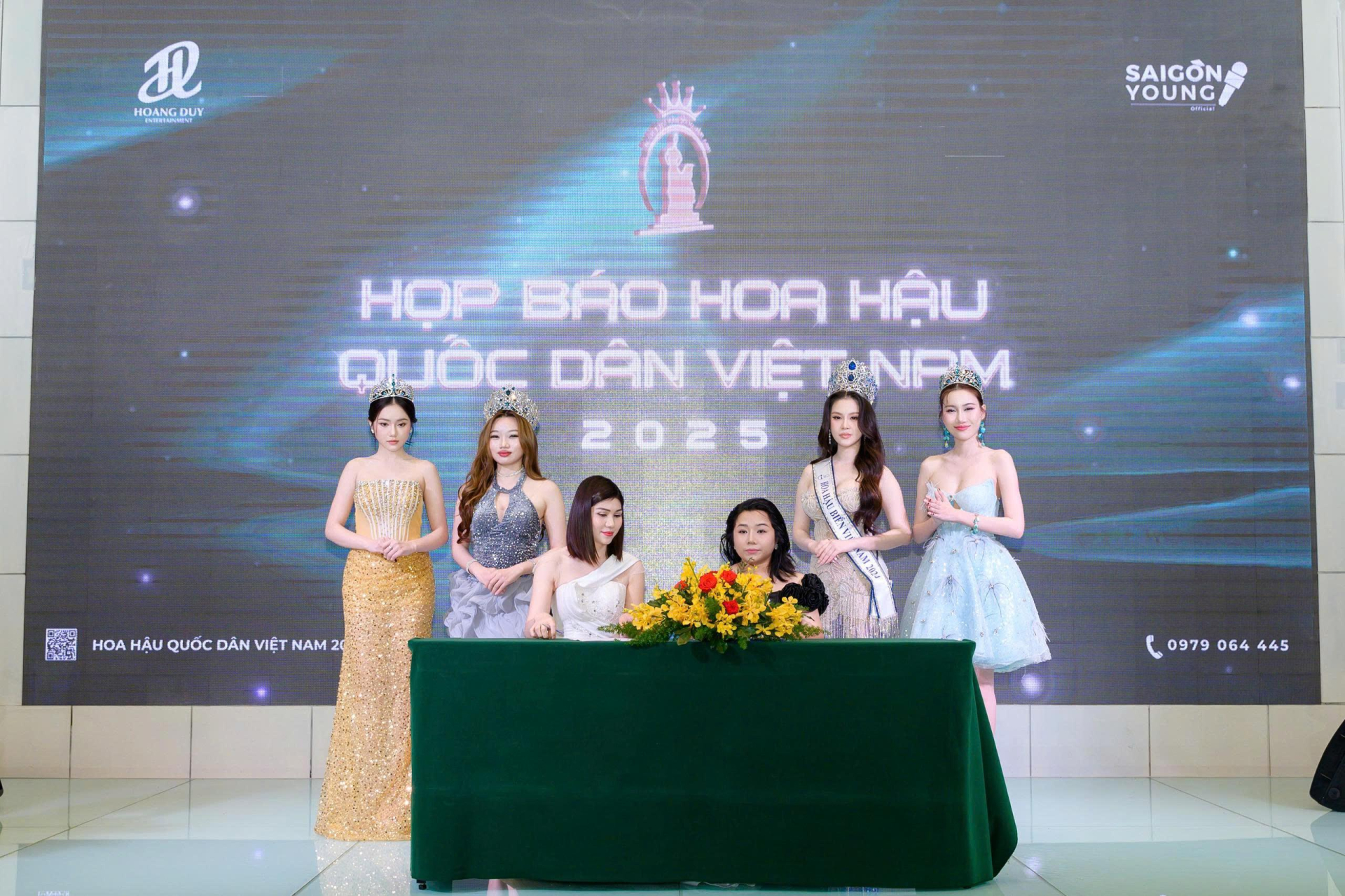 Công ty TNHH Thương mại May mặc Hoàng Quân nhà tài trợ trang phục áo dài và bikini tại cuộc thi Hoa hậu Quốc dân Việt Nam 2025