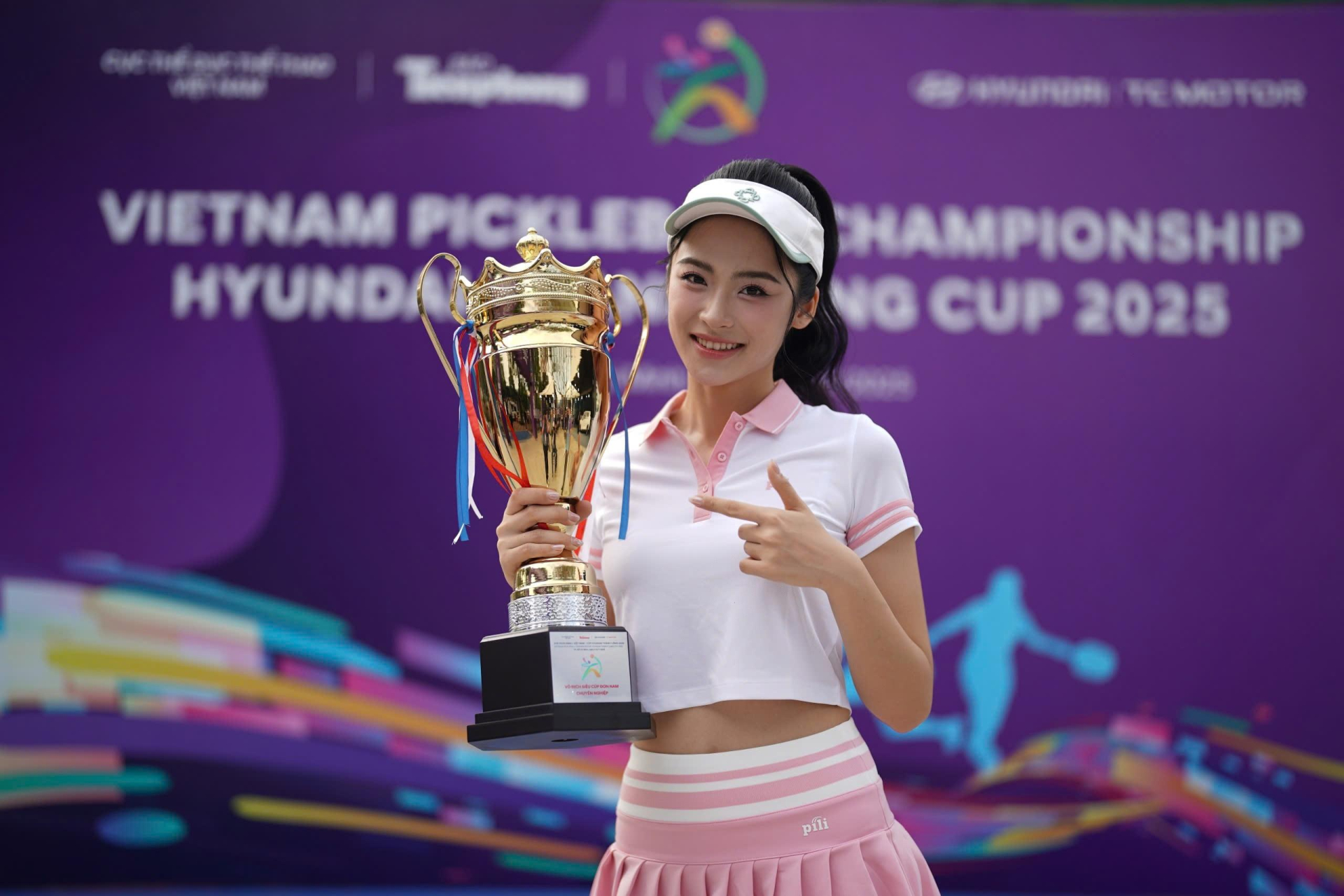 Hoa hậu người mẫu chinh phục Giải Pickleball Việt Nam - Cúp Hyundai Thành Công 2025