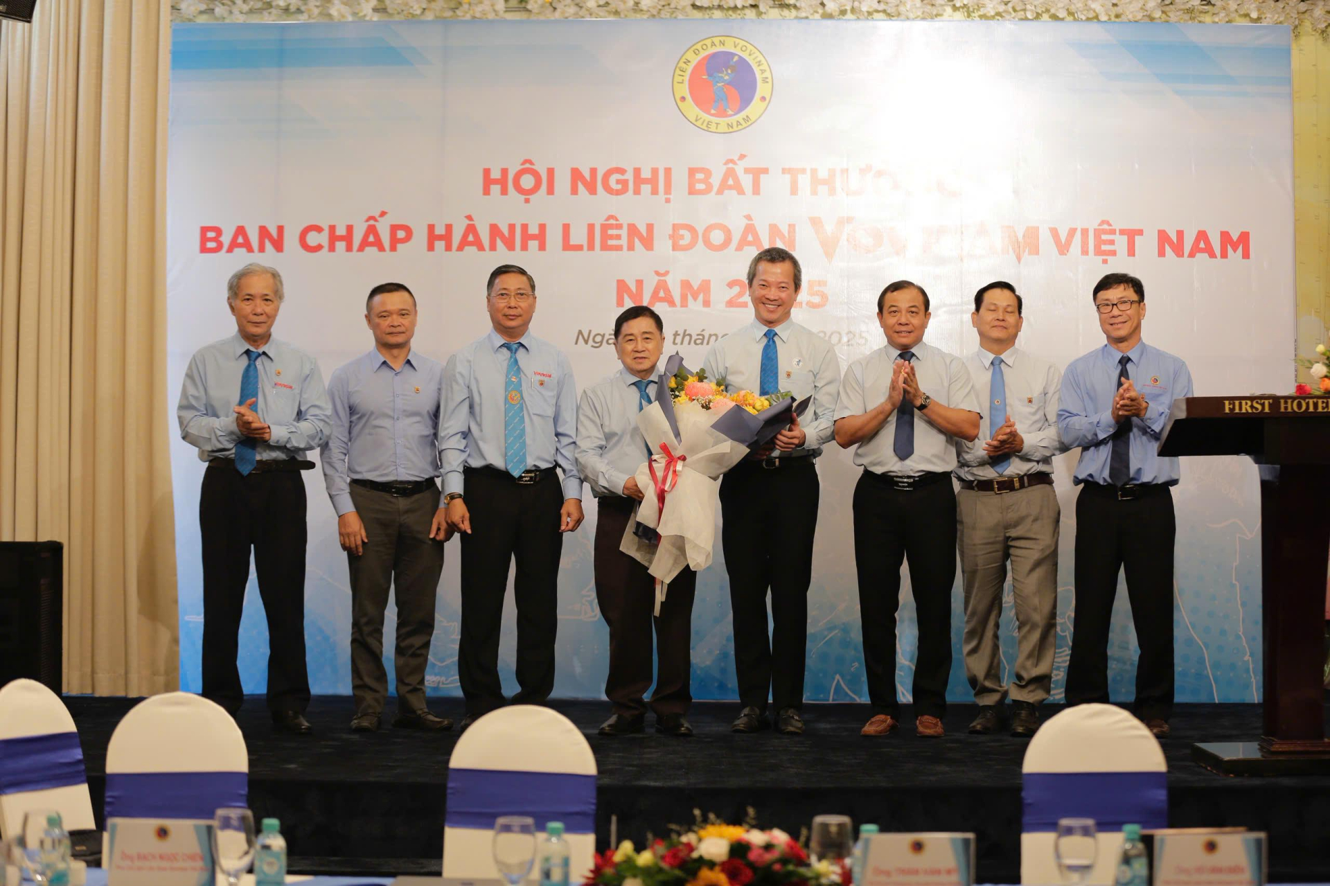 Võ sư Trần Văn Mỹ được bầu giữ chức Chủ tịch Liên đoàn Vovinam Việt Nam