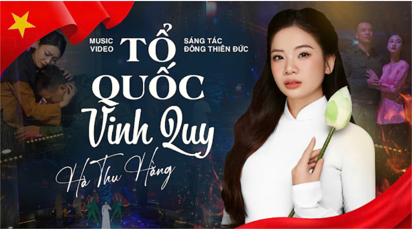 Ca sĩ Hà Thu Hằng giới thiệu MV “Tổ Quốc Vinh Quy” tri ân 27/7