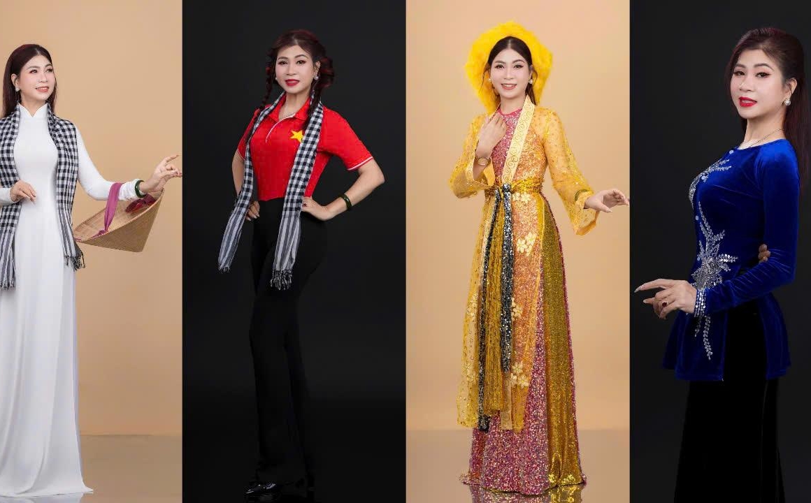 Hoa hậu Nguyễn Linh Đan tôn vinh vẻ đẹp truyền thống Việt Nam qua bộ ảnh kỷ niệm 50 năm giải phóng miền Nam