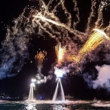 Lần đầu tiên xuất hiện tại cuộc thi sắc đẹp: Trình diễn Flyboard kết hợp pháo hoa mãn nhãn tại Hoa hậu Doanh nhân Du lịch Thế giới 2025