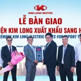 Xe buýt điện Kimlong do Việt Nam sản xuất sẽ lăn bánh ở Hàn Quốc trong tháng 6 này
