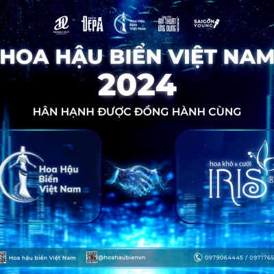 Hoa hậu Biển Việt Nam 2024 công bố nhà tài trợ hoa đăng quang tại Hoa hậu Biển Việt Nam 2024 - Hoa Khô Iris