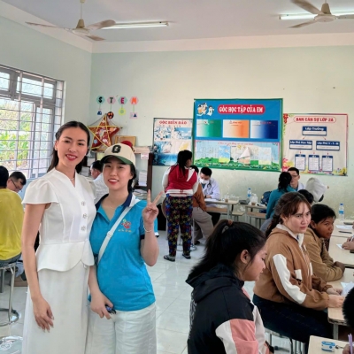 Hoa hậu Nhân ái Nguyễn Ngọc Hiếu đồng hành cùng chương trình thiện nguyện “Chung tay vì sức khỏe cộng đồng” - Nghĩa cử đẹp tại Khánh Hòa