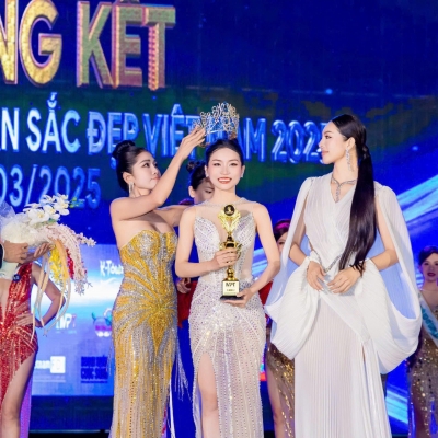 Nguyễn Thị Ái Mỹ: đạt danh hiệu Á hậu 2 và Người đẹp truyền thông tại Hoa Hậu Doanh Nhân Sắc Đẹp Việt Nam 2025