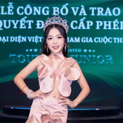 Á Quân “Siêu Mẫu Nhí Toàn Năng” Nguyễn Phạm Hà Linh – Khách Mời Đặc Biệt Tại Lễ Công Bố Đại Diện Việt Nam Tham Gia Miss & Mister Tourism Junior Global