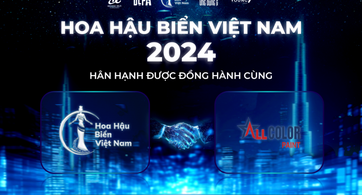 Sơn All Color - Kiến tạo sắc màu tương lai, đồng hành cùng Hoa Hậu Biển Việt Nam 2024 tô màu biển xanh