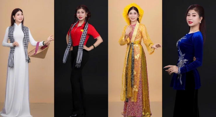 Hoa hậu Nguyễn Linh Đơn tôn vinh vẻ đẹp truyền thống Việt Nam qua bộ ảnh kỷ niệm 50 năm giải phóng miền Nam