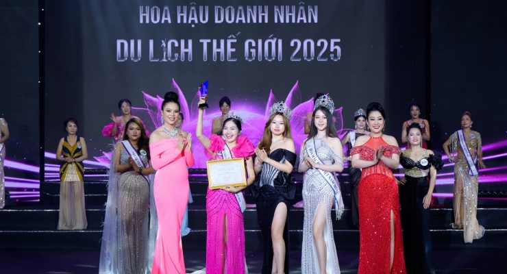 Lâm Hoài Thu Thủy – Nữ doanh nhân từ TP.HCM giành danh hiệu Á hậu 3 tại Hoa hậu Doanh nhân Du lịch Thế giới 2025