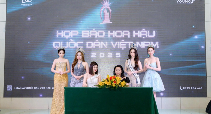 Công ty TNHH Thương mại May mặc Hoàng Quân nhà tài trợ trang phục áo dài và bikini tại cuộc thi Hoa hậu Quốc dân Việt Nam 2025
