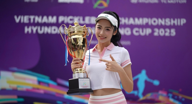 Hoa hậu người mẫu chinh phục Giải Pickleball Việt Nam - Cúp Hyundai Thành Công 2025