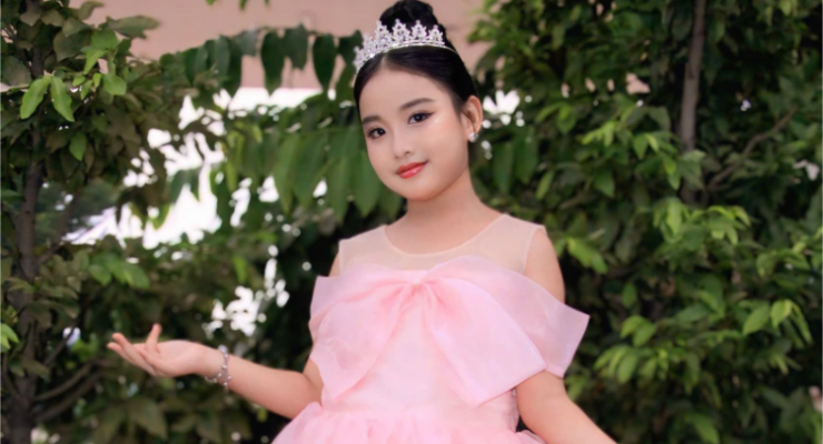 Mẫu nhí Phan Ngọc Anh Thư được BTC đánh giá là gương mặt nổi bật của Tài Năng Việt.