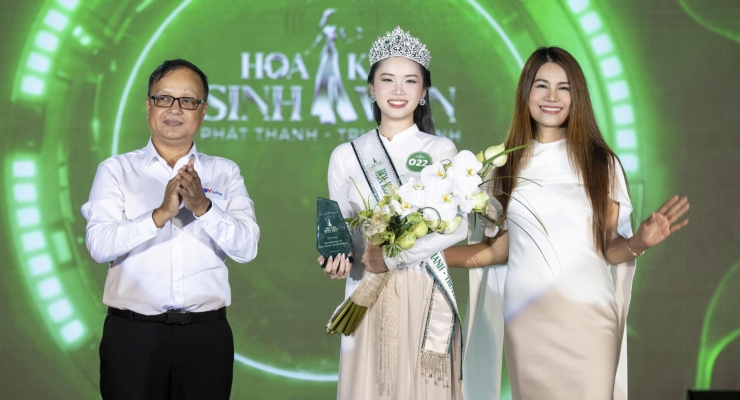 Nguyễn Ngọc Phương Trinh đăng quang Hoa khôi Sinh viên Phát thanh – Truyền hình 2025